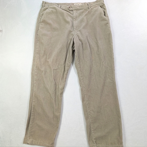 Eddie Bauer Other - VTG Eddie Bauer Tan Corduroy Pants |‎ Y2K Khaki Workwear Skater Gorpcore 42x32